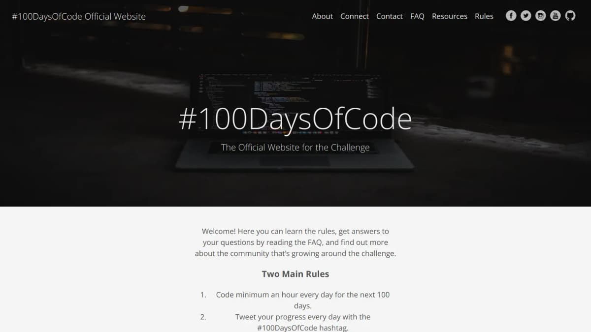 100 Days of Code screenshot