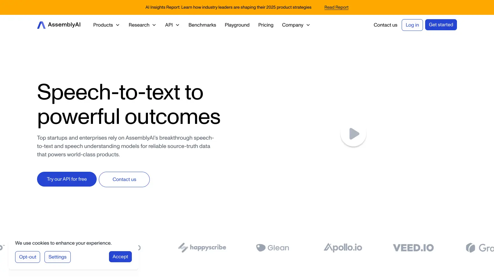 AssemblyAI screenshot