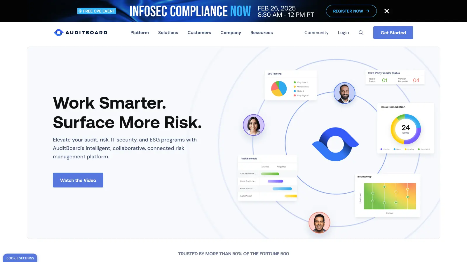 AuditBoard screenshot