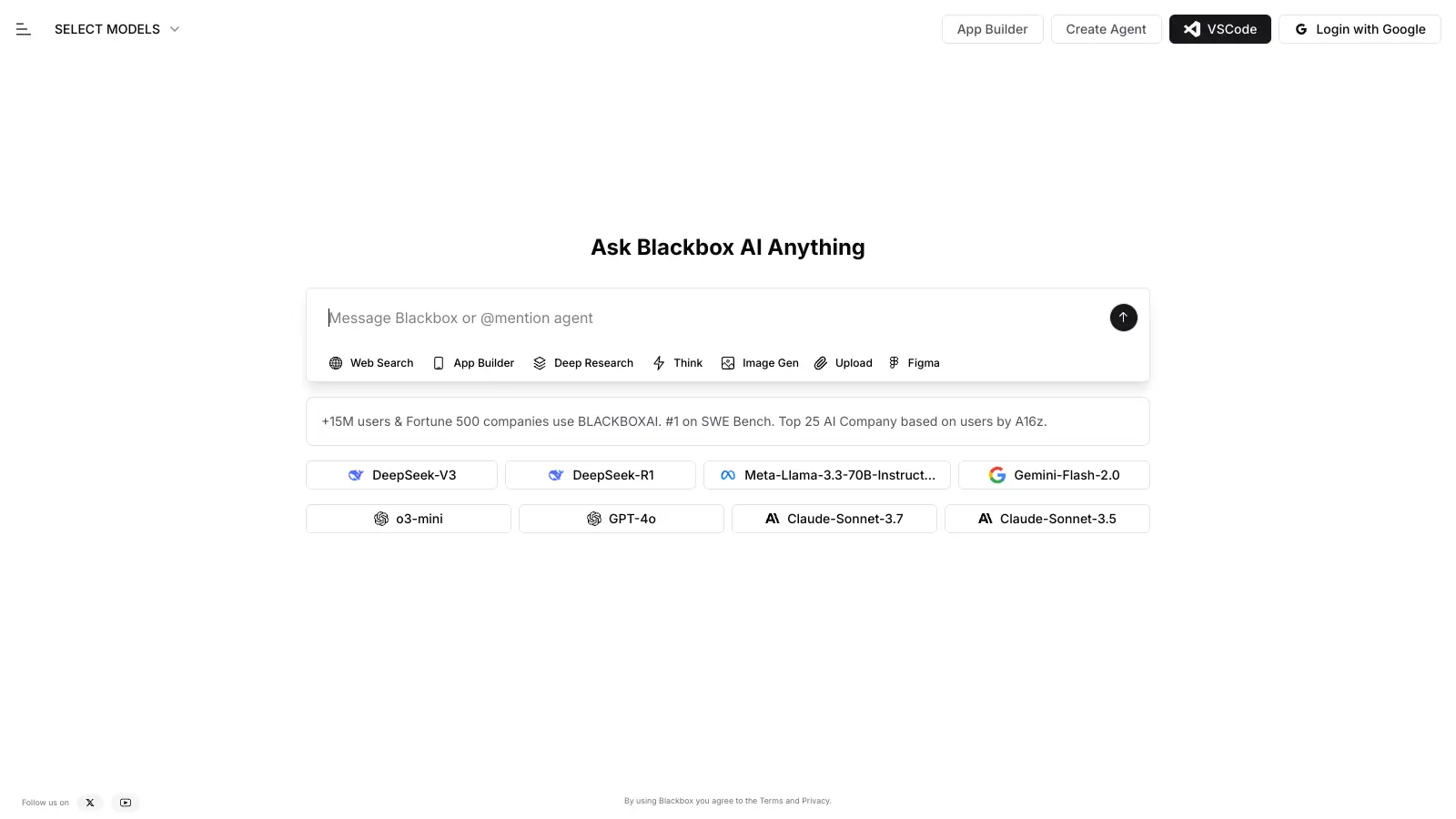 Blackbox AI screenshot