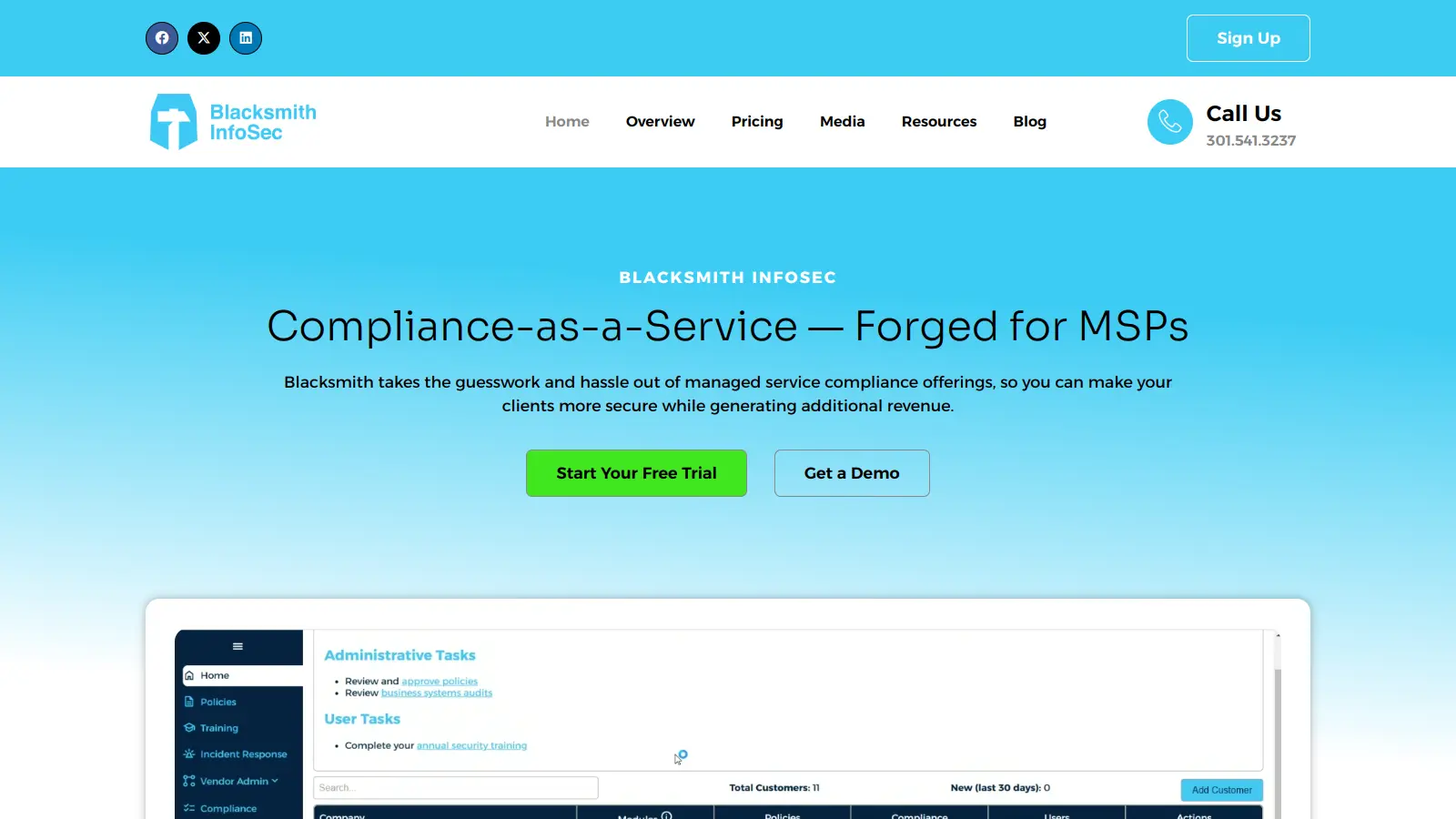 Blacksmith Infosec screenshot