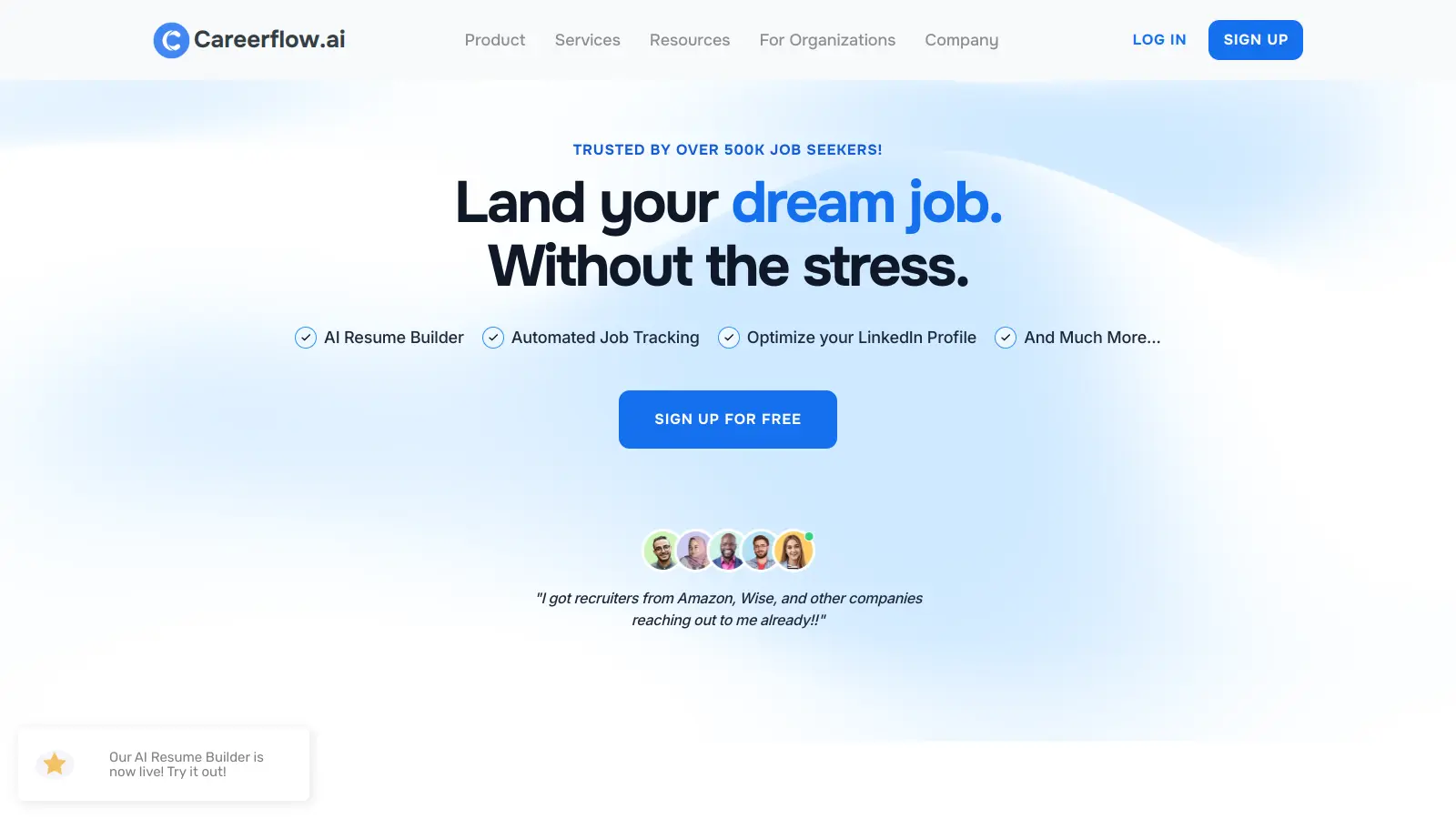 CareerFlow screenshot