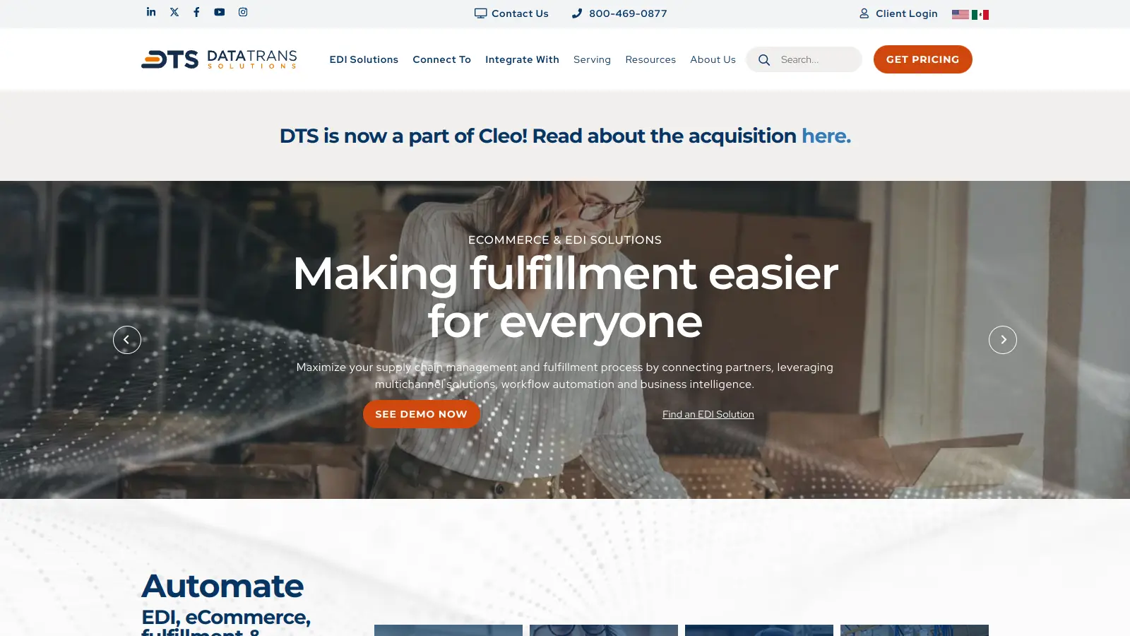 DataTrans Solutions screenshot