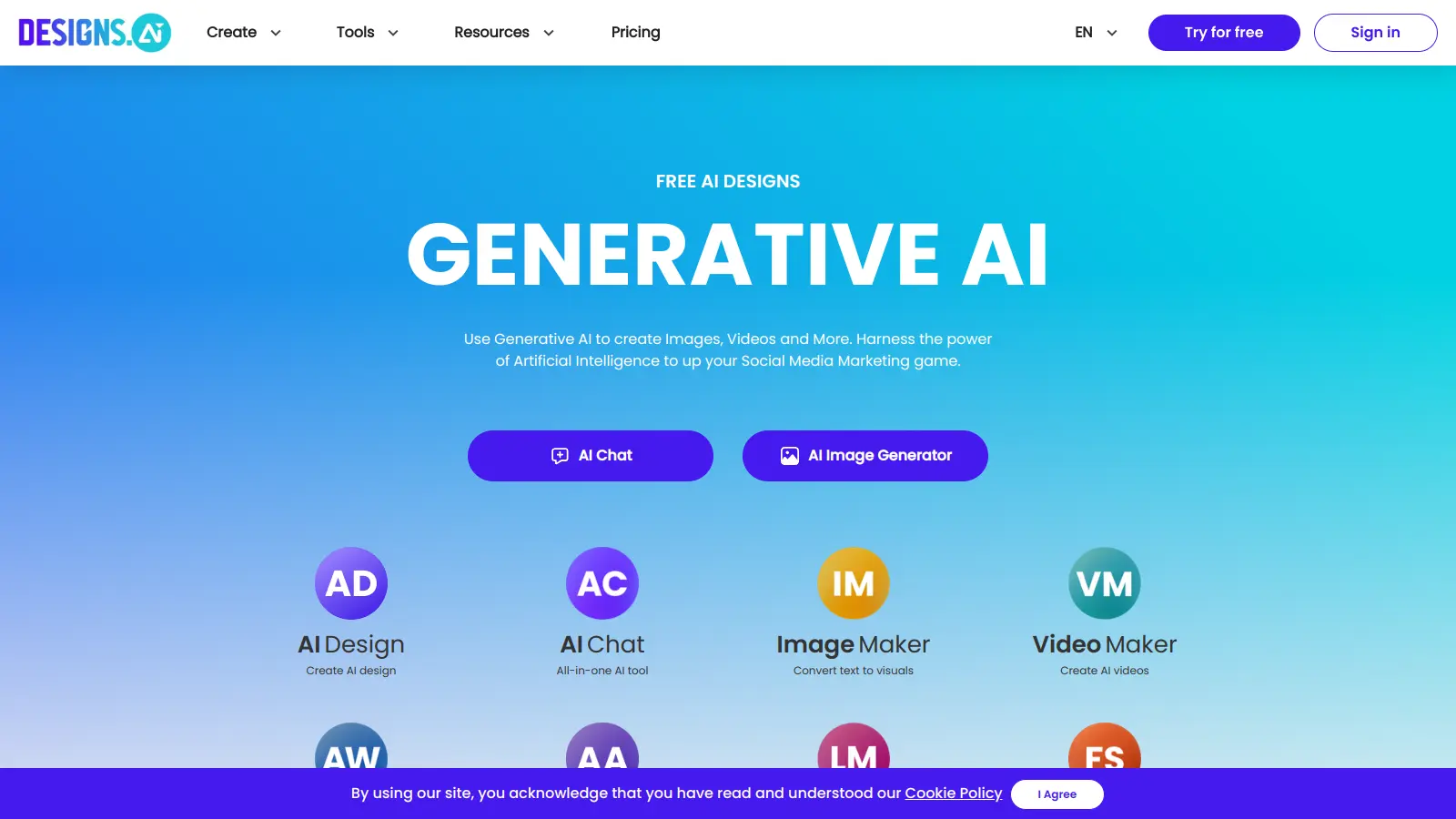 Designs.ai screenshot