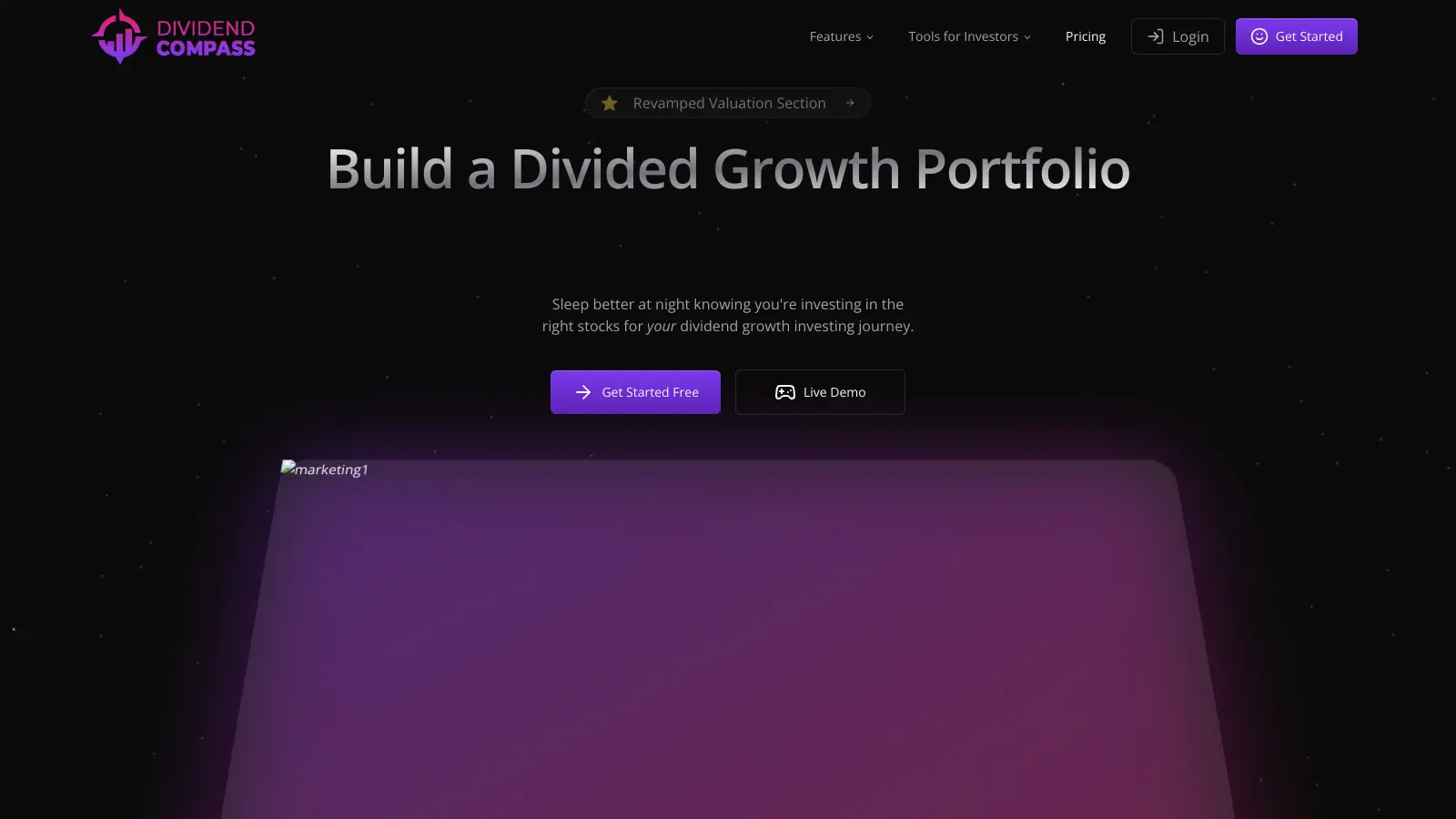 Dividend Compass screenshot