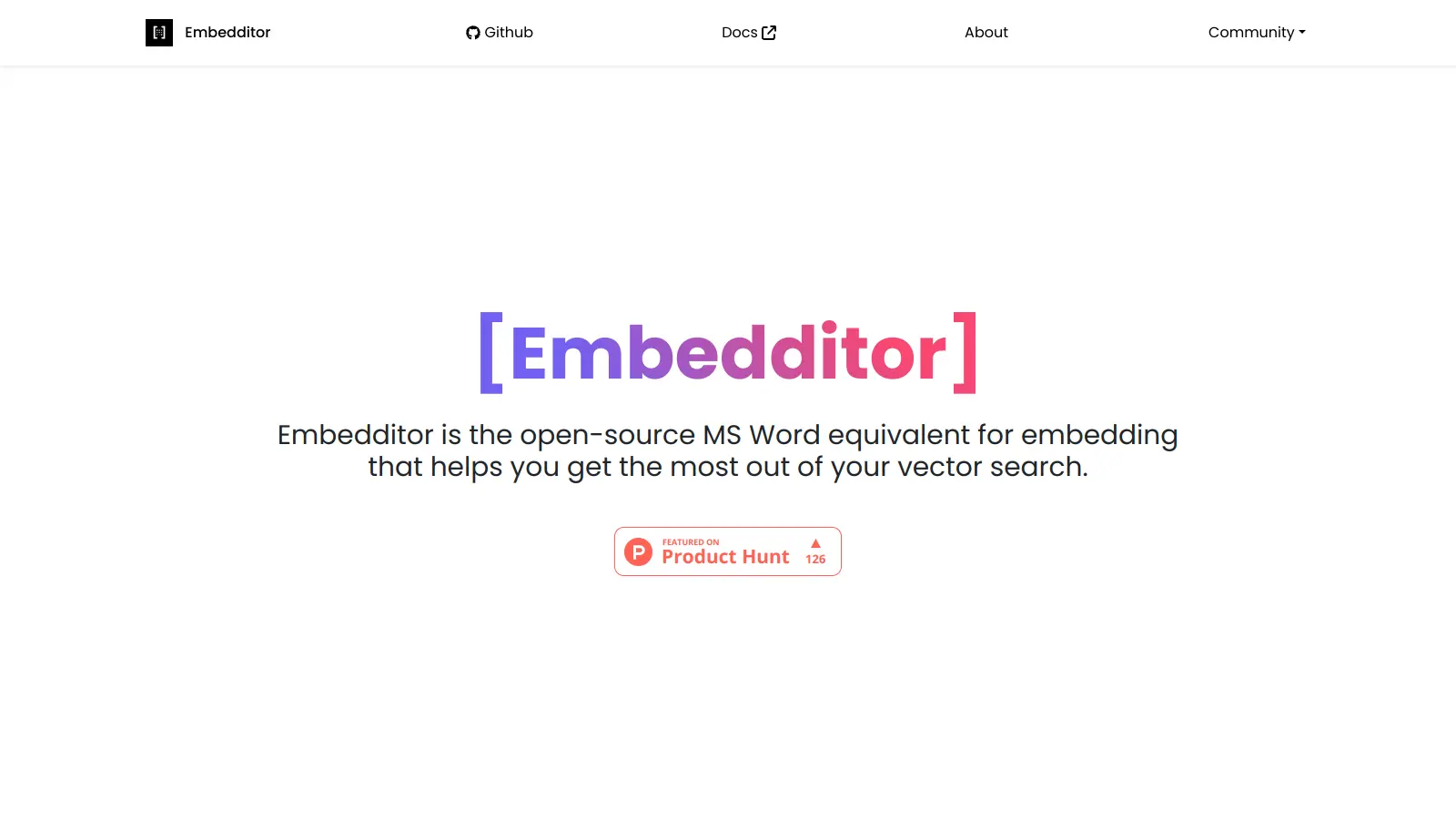 Embedditor screenshot