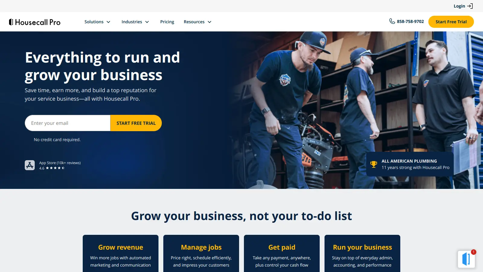 Housecall Pro screenshot