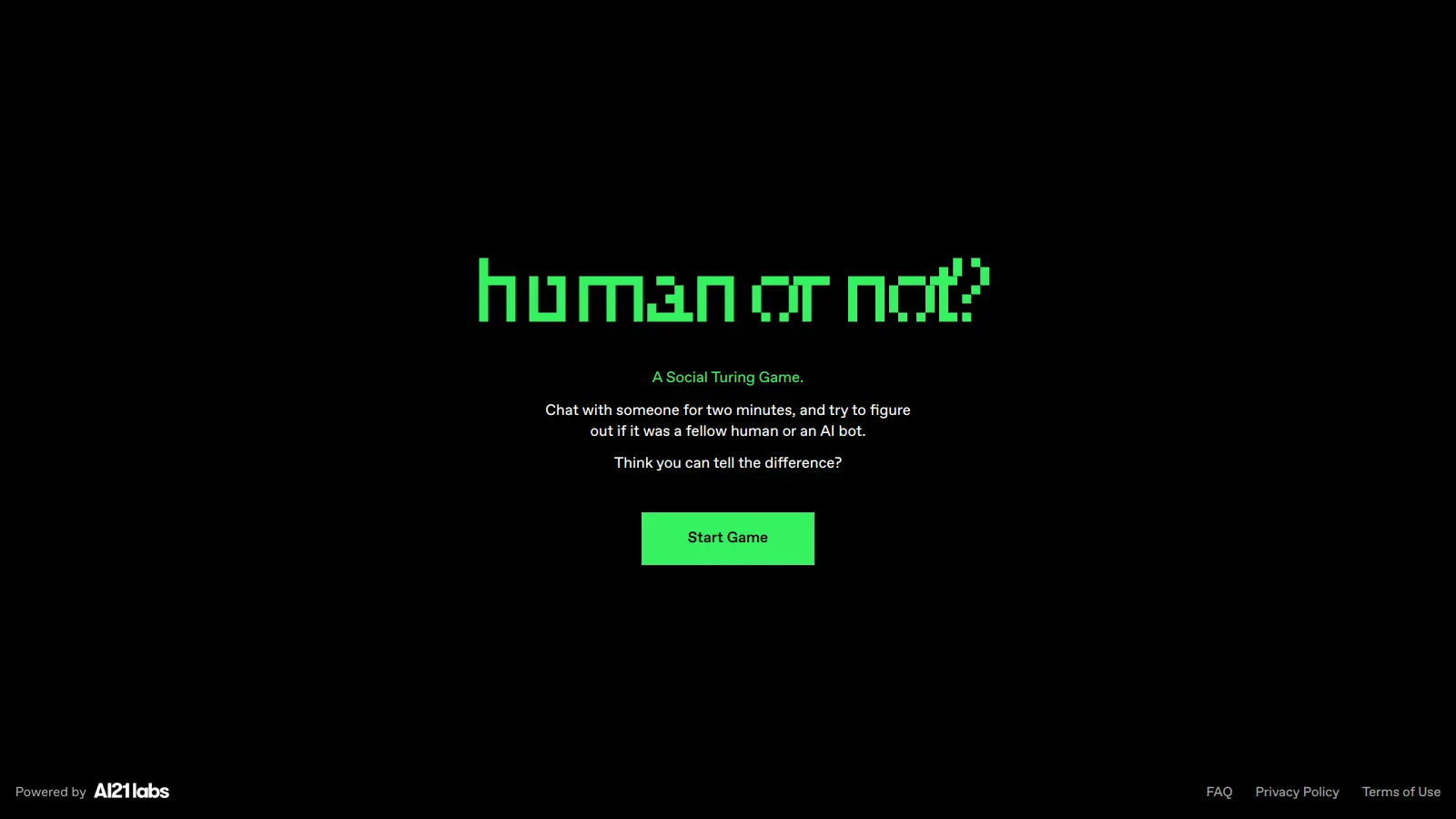 Human or Not screenshot