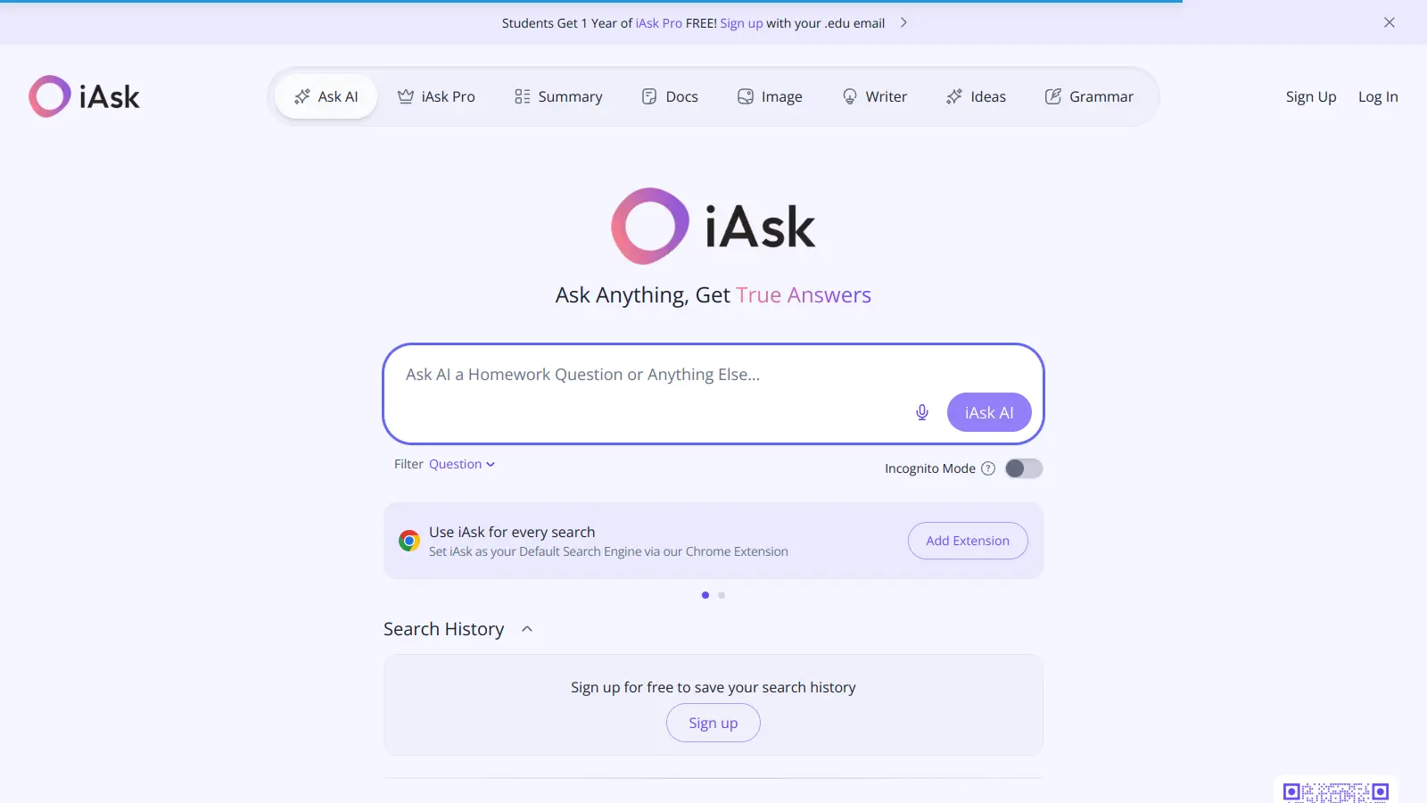 iAsk screenshot