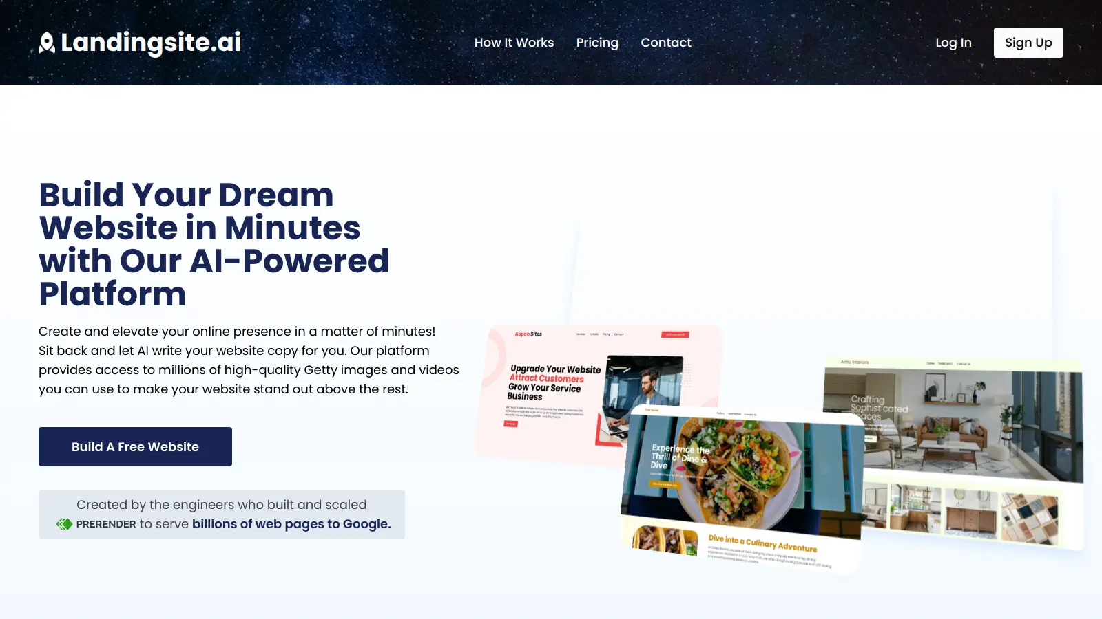 Landingsite.ai screenshot