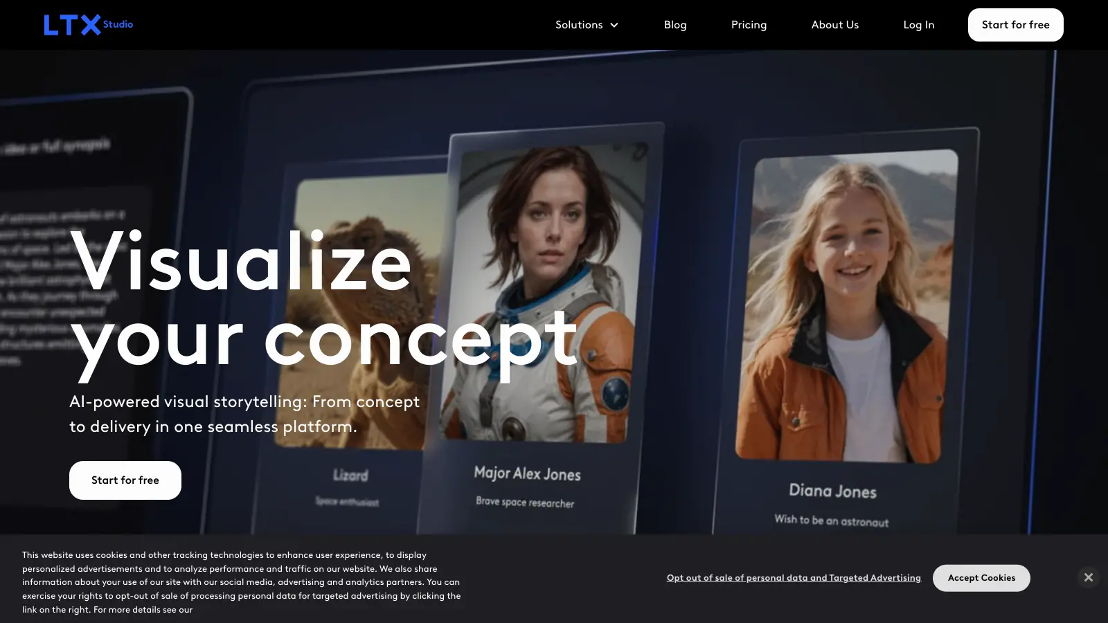 LTX Studio screenshot