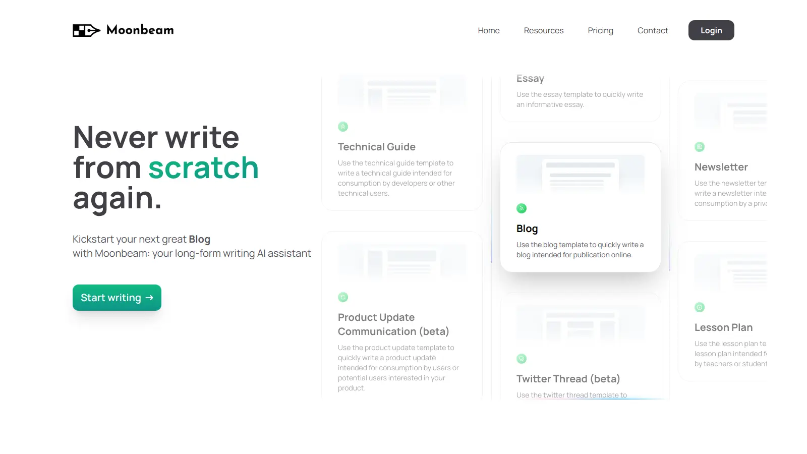 Moonbeam AI screenshot