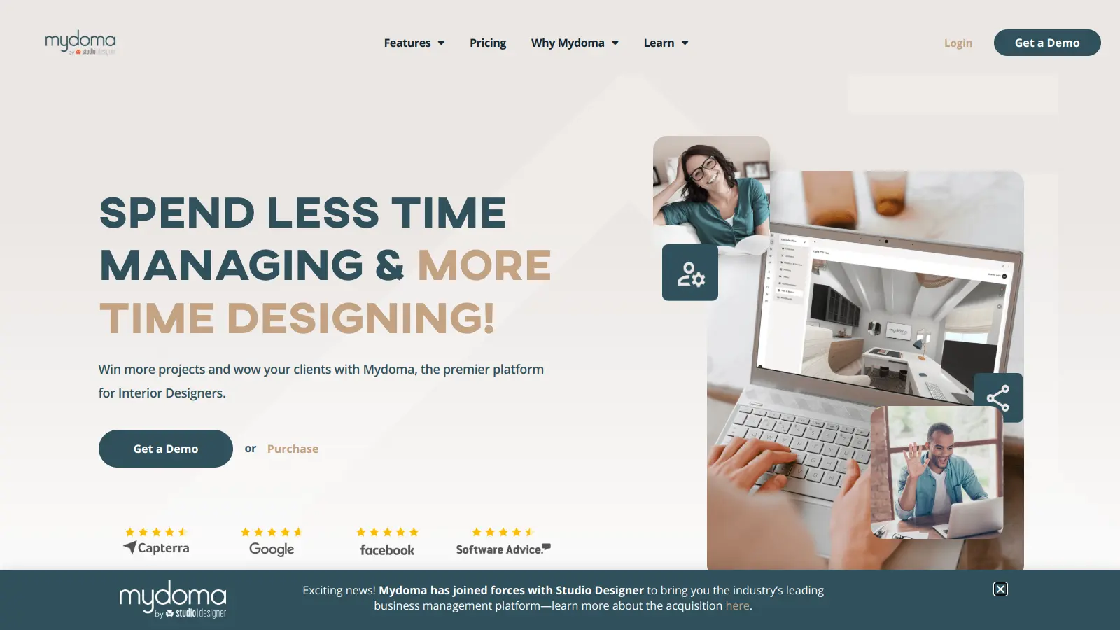 Mydoma studio screenshot