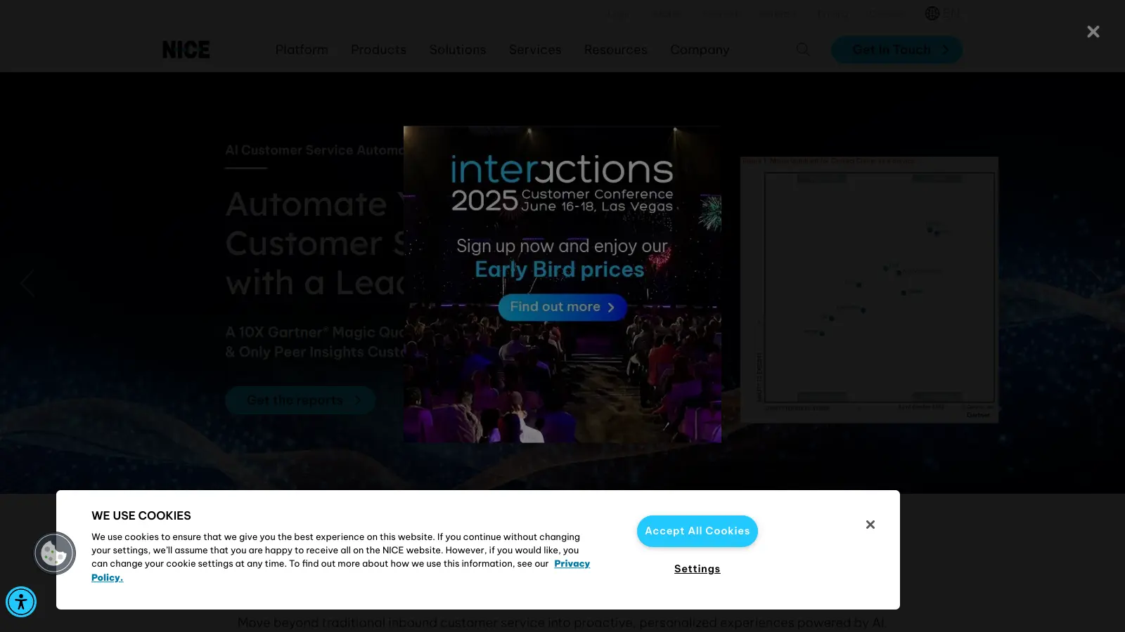 NICE inContact screenshot