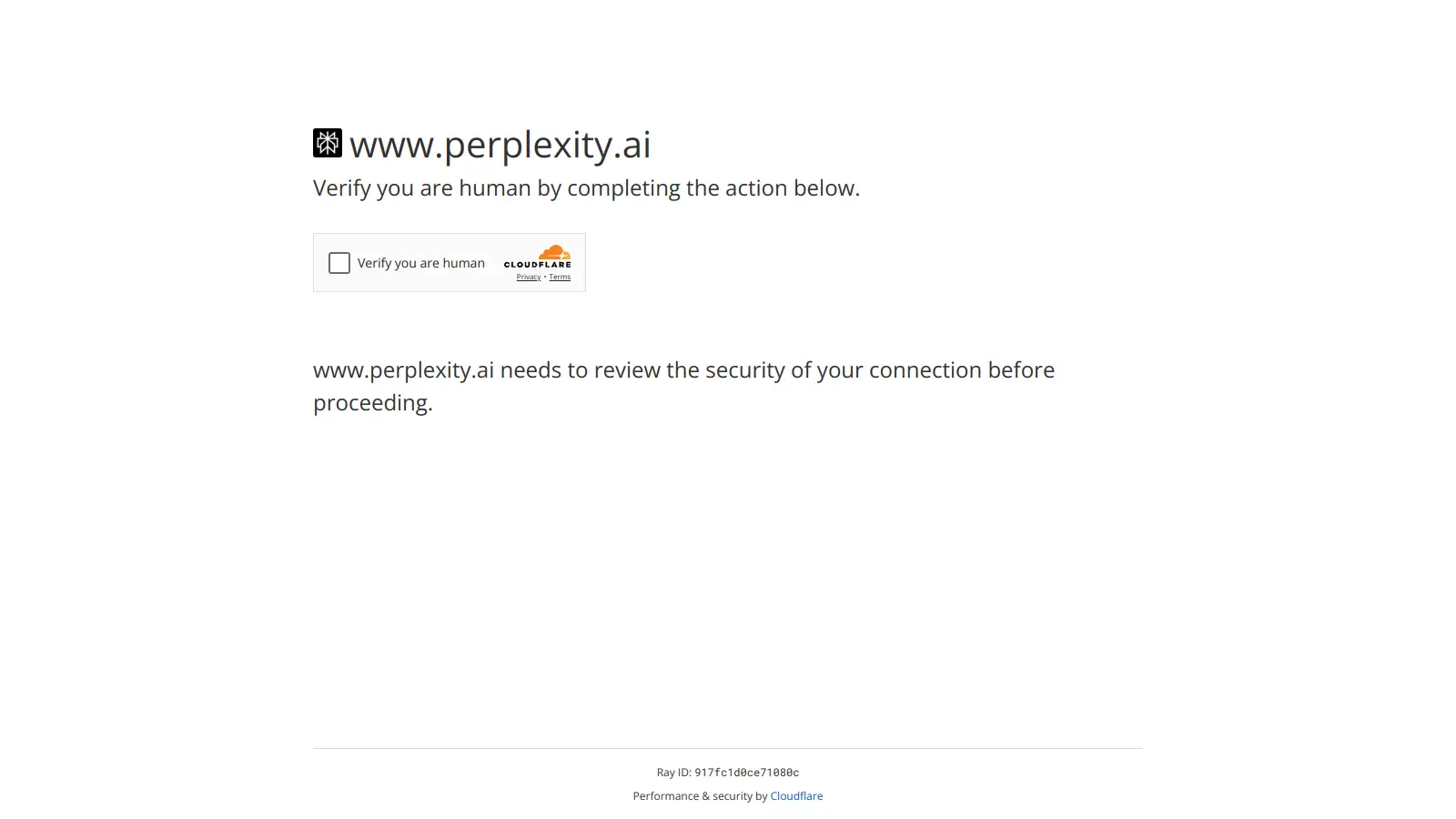 Perplexity screenshot