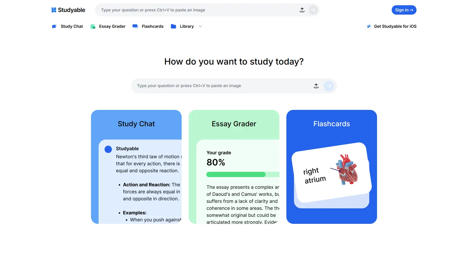 Studyable screenshot