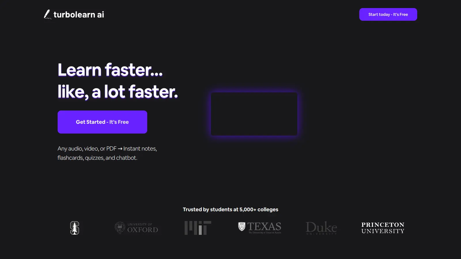 TurboLearn AI screenshot