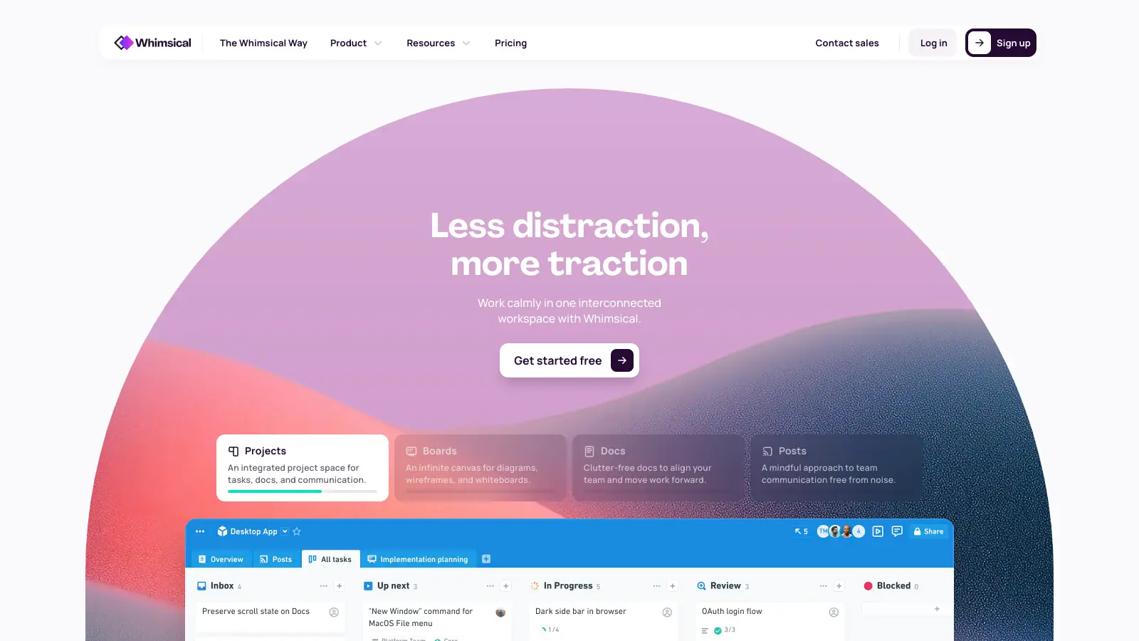 Whimsical AI screenshot